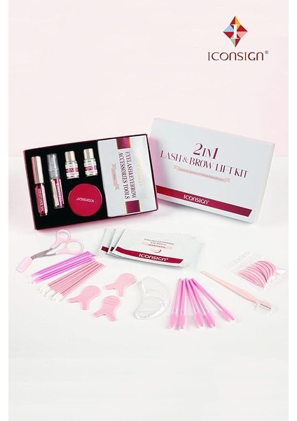 Iconsign 2in1 Yeni Lash Lift,kirpik Lifting,perma ve Kaş Laminasyon Seti(Büyük Set)(Yeni Balm Yapıştırıcılı) fiyatları