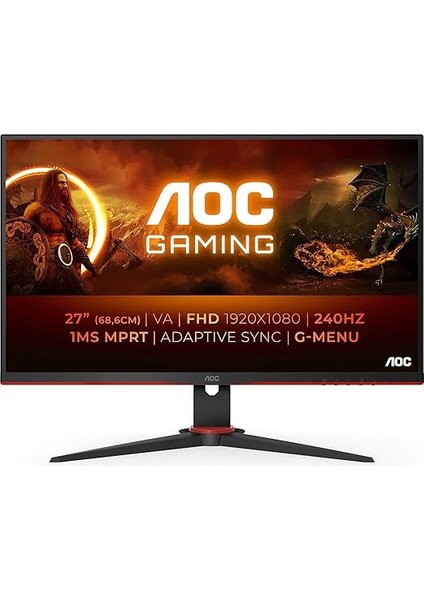 Gaming 27G2ZNE-27 Inç Full Hd Monitör, 240 Hz, 0,5 Ms Mprt, Adaptive Sync (1920X1080, HDMI 1.4, Displayport 1.2) Siyah/kırmızı fiyatları