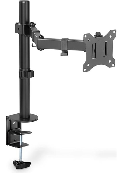 Monitör Tutucu - Masa Kelepçesi - 1 Monitör - 32 Inçe Kadar - 8 Kg'a Kadar - Vesa 75X75, 100X100 - Siyah, DA-90399 fiyatları