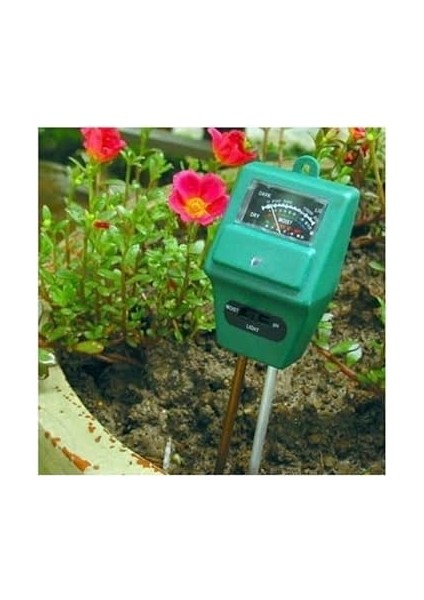 Toprak Nem Ölçer Ph Ölçer Işık Ölçer Ph Metre 3ü1 Arada fırsatları