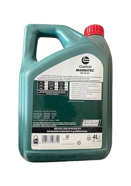 Magnatec Stop-Start 5W/30 A5 4 Lt Tam Sentetik Motor Yağı fiyatları