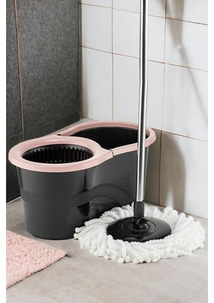 360 Derece Dönebilen Döner Başlıklı Smart Mop Kova Paspas Seti | Pratik Temizlik Mop Kova Paspas Seti fırsatları