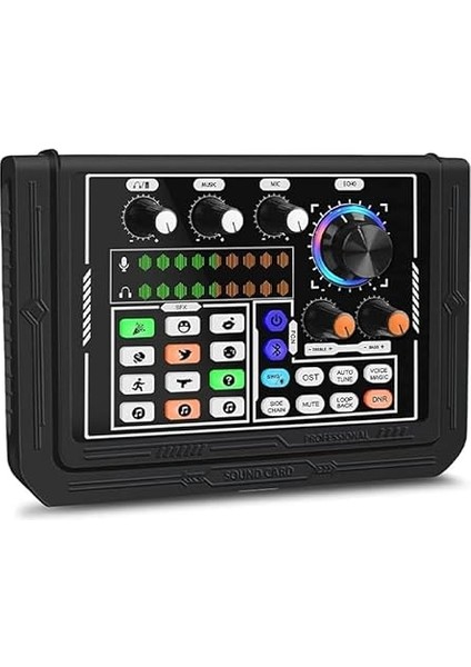 Ses Kartı Youtube Kick Podcast ve Yayıncı, Ses Kartı, Dj Mikser, Taşınabilir Podcast Prodüksiyon Stüdyosu, Canlı Yayın, Kayıt, Oyun Için Kondenser Ses Kartlı Mikrofon Mikseri P800-KD8 fiyatları