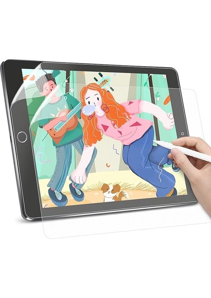 Davın Ipad 10.2 7-8-9. Nesil Paper Like Kağıt Hissi Kaymaz Yüzey Pet Mat Ekran Koruyucu Çizim Için Ekran Koruyucu