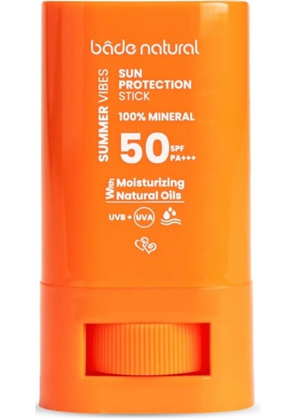 Natural 50 SPF%100 Mineral Filtreli ve Doğal Yüksek Korumalı Güneş Stick 16 G