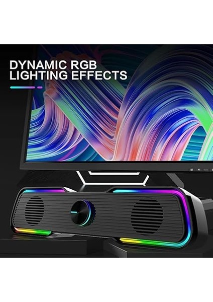 N-169B Aux Stereo 2.0 Rgb Masaüstü Gaming Oyuncu Hoparlör Speaker modelleri