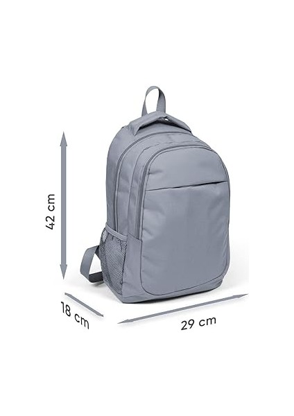 High Üç Bölmeli Kız Çocuk Ilkokul ve Ortaokul Okul Sırt Çantası - Mor Pembe indirimleri