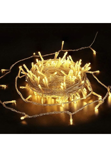 10 Metre 100 Ledli Fişli LED Işık Günışığı Dekor Lambası Yılbaşı Ağacı Organizasyon Özel Gün Doğum Günü Parti