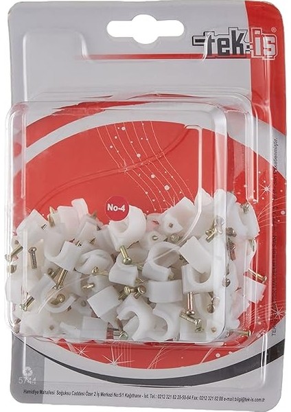 Beton Çivili Kablo Tutucu, Kroşe No 4 100 Adet modelleri