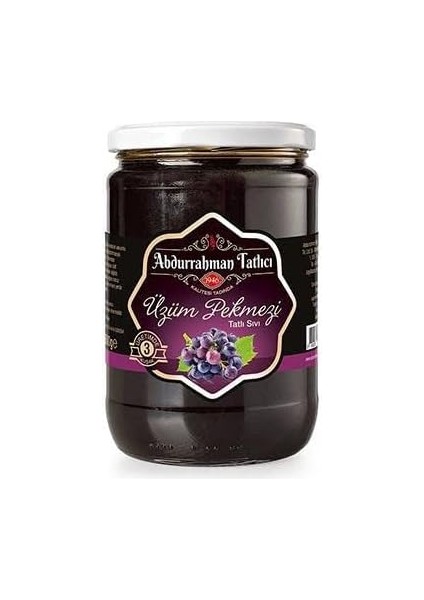 Tatlıcı Üzüm Pekmezi Cam Kavanoz 800G