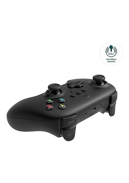 Ultimate Hall Effect 2.4g Controller ve Şarj Dock - Siyah Windows, Android Pc Ipad Uyumlu modelleri