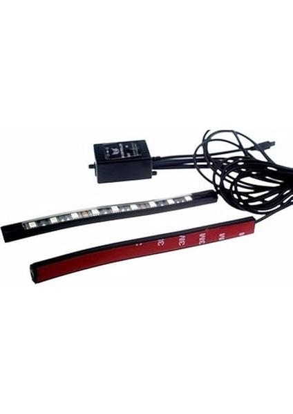 Car Accesories USB Girişli 9 Ledli Araç Içi Sese Duyarlı Ayak Altı Rgb LED Aydınlatma fırsatları