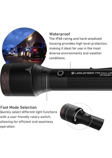 P9R Core Lep Şarj Edilebilir El Feneri modelleri