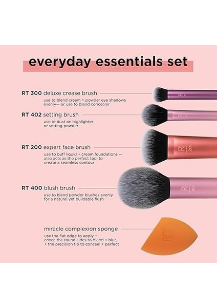 Techniques Everyday Essentials Set (Ekstra Süngerli) RT-1997 fırsatları