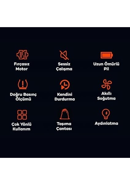 150PSİ Dijital Ekranlı Taşınabilir Şarjlı Hava Kompresörü – Araç, Motosiklet, Bisiklet Pompası indirimleri