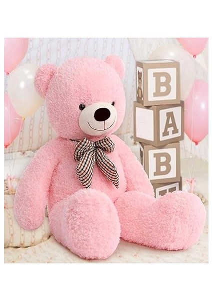 Sevimli Peluş Şaşkın Ayı 80 cm - Sevgiliye Özel Hediye Pembe fırsatları