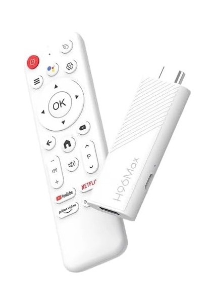 Max H313 Android 14 Tv Stick, 2gb Ram 16GB Rom, Arm Cortex A53 Dört Çekirdek, 4K Uhd, Wifi 6, Dahili Chromecast, Google Play Oyunları, 1*hdmı, 1*usb 2.0 modelleri