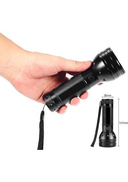 Ultraviyole Fener, Mor Işık Uv El Feneri 51 Led, 395 Nm Uv El Feneri modelleri