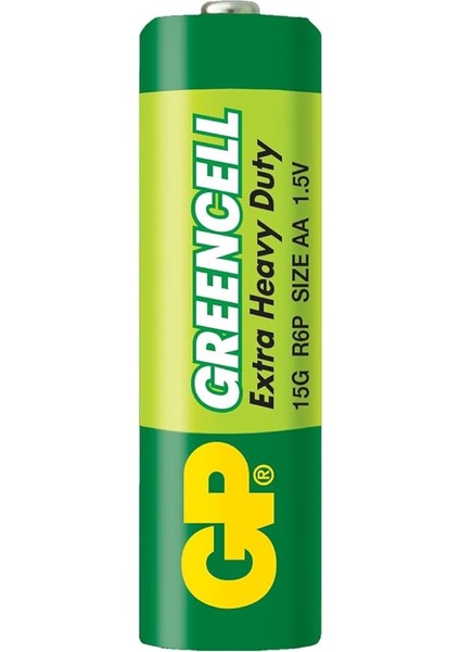 Batteries GP15G Greencell R6P/1215/AA Kalem Pil, 1.5 Volt, 12'li Paket, Yeşil/sarı/beyaz fiyatları