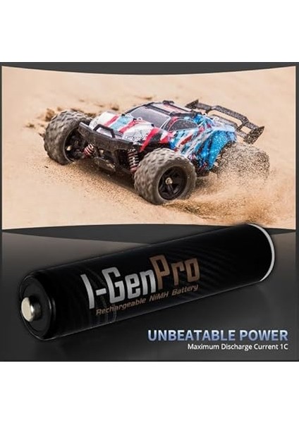 Pro P101 2 Adet Aa 2950 Mah Şarj Edilebilir Kalem Pil 1.2V Ni-Mh Şarjlı Pil fırsatları