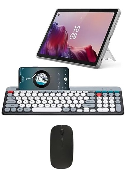 Bluetooth Klavye Mouse Kablosuz Klavye ve Rgb Mouse Set 2.4g Bluetooth ve Batarya Taşınabilir Hafif ve Ince Tasarım ZYG-806 fiyatları