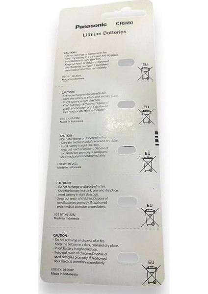 3 Volt Lityum Pil (5li Paket) modelleri