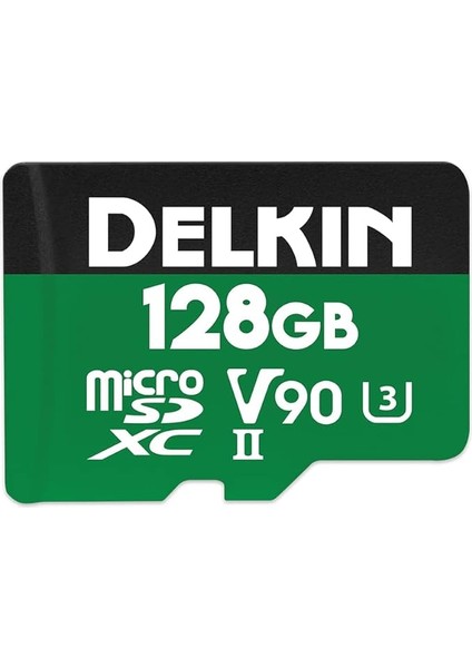 Devices Delkin Cihazlar 128GB Güç Microsdxc Uhs-Iı (V90) Hafıza Kartı