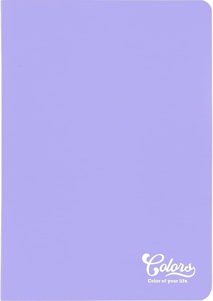 Colors A4 80 Yaprak Çizgili Defter, Mor