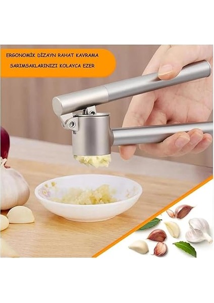 Paslanmaz Sarmısak Ezici - Yuvarlak Sarımsak Ezici Pres modelleri