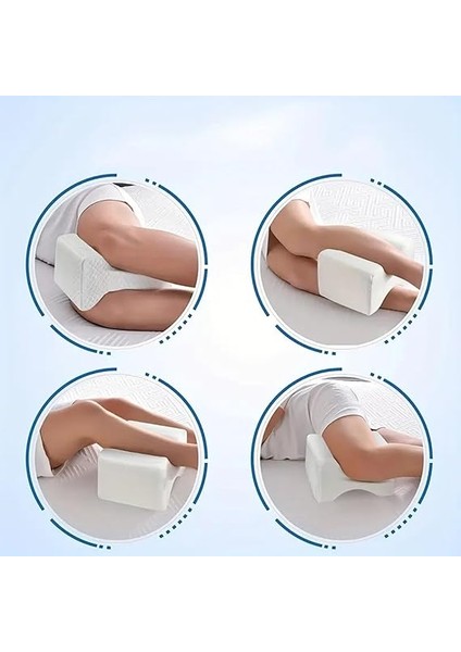 Visco Ortopedik Diz Arası Yastığı – Visco Bacak Destek Minderi | Uyku Için Ergonomik Yan Yatma Yastığı | Ortopedik Bacak Arası Yastık indirimleri