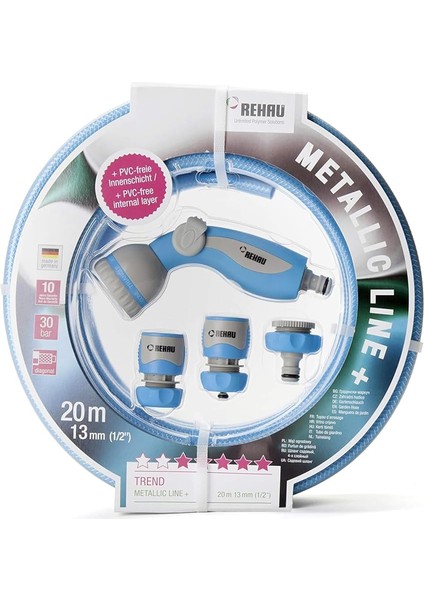 Metalic Line 20 M Hortum Set 1/2"