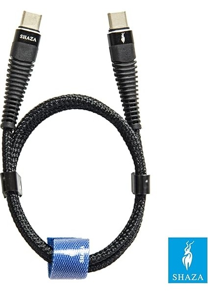 Type-C To Type-C Pd 5A 100W Örgülü Hızlı Şarj ve Data Kablosu 3 Metre modelleri