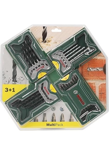 Professional Accessories X-Line Mini 3+1 Set Ahşap Taş Metal Matkap Ucu 2607017071 fiyatları