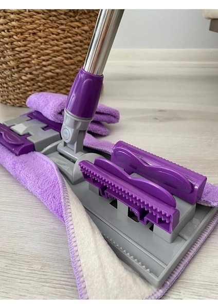 Mandallı Mop Yedek Mikrofiber Bez Sihirli Mop Bezi (2)