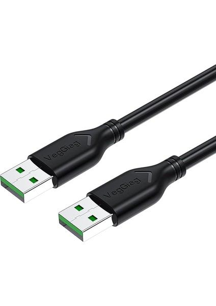 Usb-A Male To Male Uzatma USB 2.0 Kablo 1.5 Metre