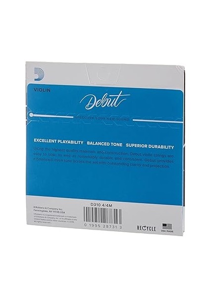 D310 Debut Takım 4/4 Keman Teli (Medium) fırsatları