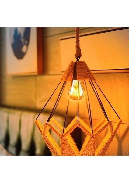 LED Filament Ampul 4 Watt E14 Duy Sarı Işık Dekoratif Vintage Aydınlatma (1, G45 Amber Cam) fırsatları