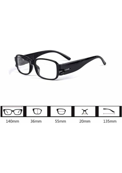 LED Kitap Gözlüğü Okuma Lambası Işıklı Camsız Panel Şeklinde fırsatları