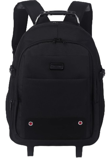 Vıp Travel Serisi Tekerlekli Trolley 17,3,15,6,14 Uyumlu Sırt Laptop Çantası - Siyah