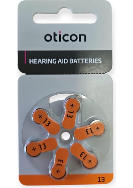 13 Numara Işitme Cihazı Pili (10 Paket)