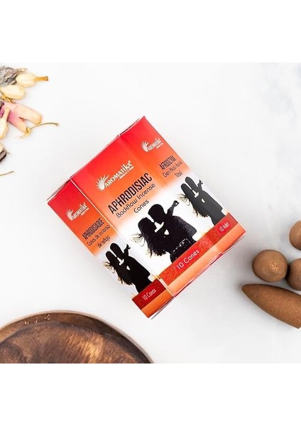 Doğal Konık Tütsüler (Şelale Geri Akışkanlı) || Backflow Incense Cones || (Aphrodisiac (Afrodizyak)) fiyatları