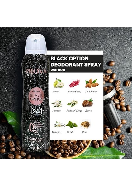 Black Option Kadın Deodorant 150 ml fiyatları