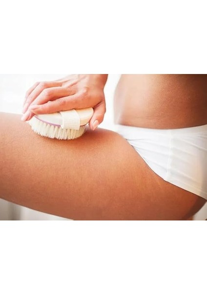 Ahşap Saplı Doğal At Kılı Selülit Fırçası Peeling Masaj Fırça Banyo Fırçası fırsatları