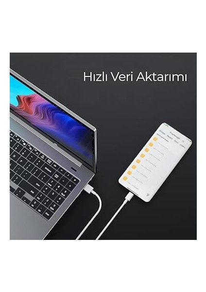 By Deji Samsung ile Uyumlu Xiaomi ile Uyumlu Type-C 67W 1.2m Hızlı Şarj ve Data Kablosu fırsatları