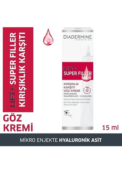 Lift+ Superfiller Göz Kremi, 15 ml fiyatları