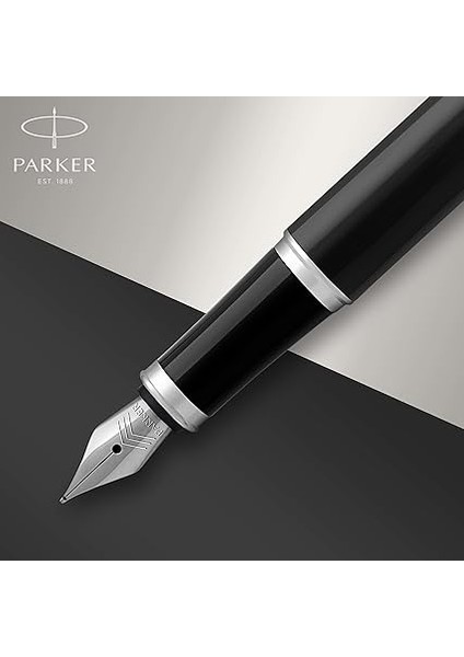 Im Lake Siyah Krom Tasarımlı Dolma Kalem, Orta Kalınlıkta Uç, Mavi Mürekkep (1931651) indirimleri