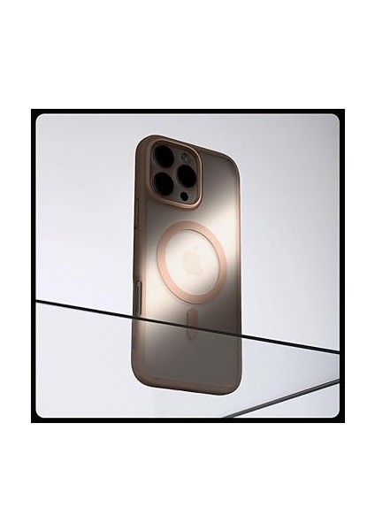 iPhone 16 Pro Max Ince Magsafe Kılıf Ultra Hybrid Sararma Karşıtı Duraclear™ Hava Kanalı Teknolojisi™ Askeri Sınıf Koruma Magfit Rose Şeffaf Kapak - ACS08690 modelleri