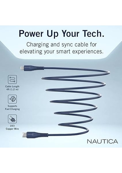 USB C - Lightning Kablosu, Tip C - Yıldırım Kablosu, USB C Şarj Cihazı, Mfi Onaylı, Hızlı Şarj Cihazı, iPhone 13/12 Pro Max/11/x/xs/xr, Ipad, Airpod, 4 Ft. (Lacivert) Için Şarj Kablosu fırsatları