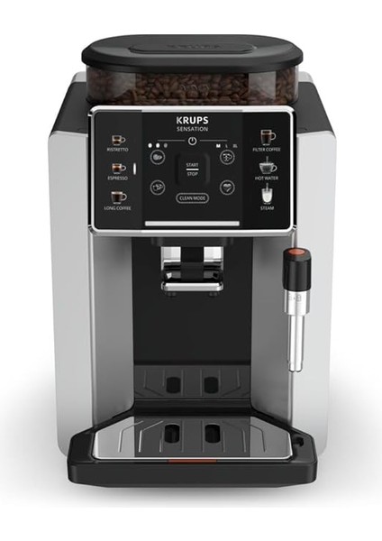 Sensation C90, Tam Otomatik Kahve Makinesi, Kolay Kullanım ve Bakım, Işıklı Uyarılar, Pratik Temizlik, Gümüş, EA910E10 fırsatları