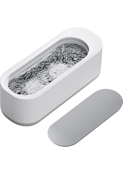 Titreşimli Temizleyici, Taşınabilir Gözlük Takı Saat ve Diş Fırçası Temizleme Cihazı